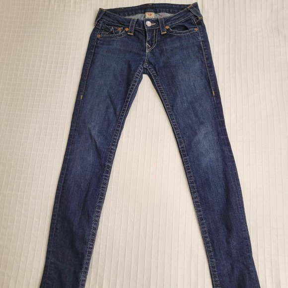 True Religion blue jeans. size 26. - Picture 1 of 10